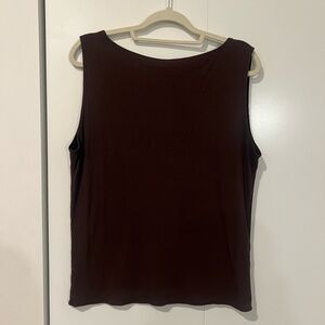 Abercrombie & Fitch Dark Brown Slash Top